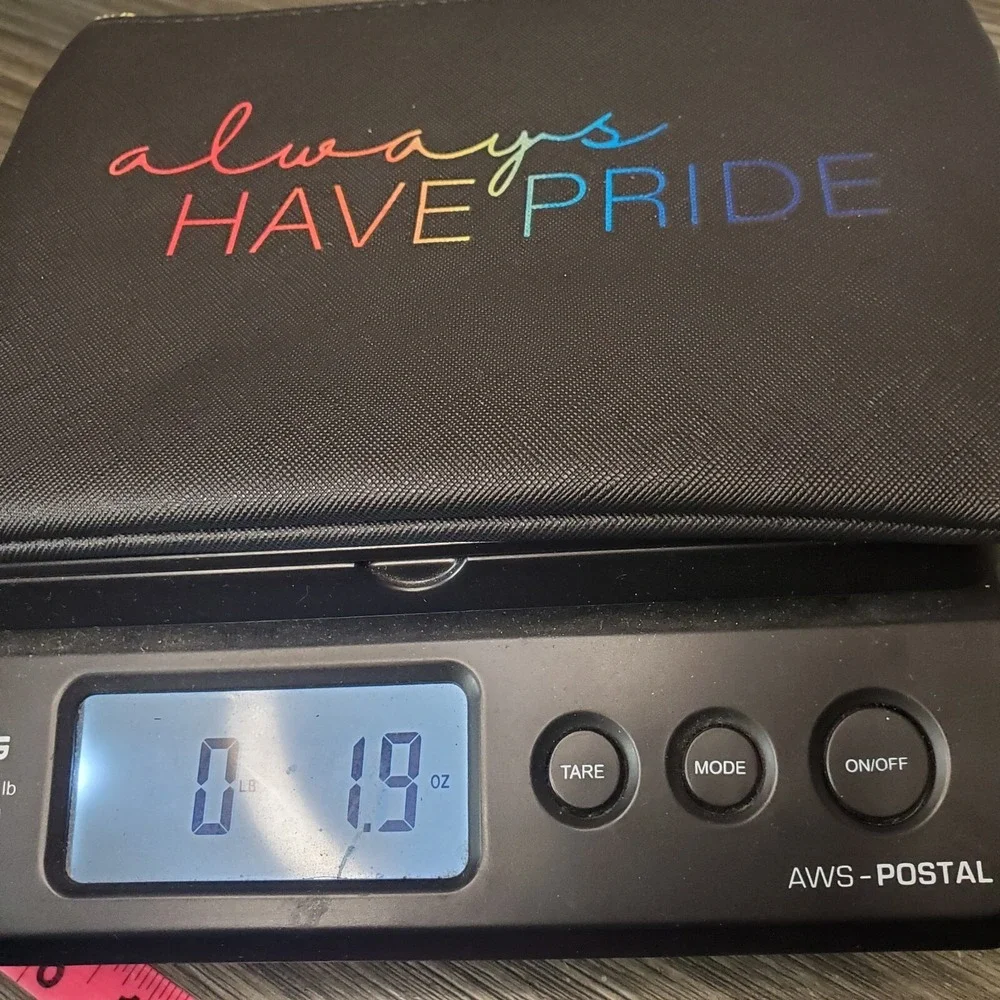 ~NWT Ruby +‎ Cash 'ALWAYS HAVE PRIDE' Makeup Pencil Case Pouch 8